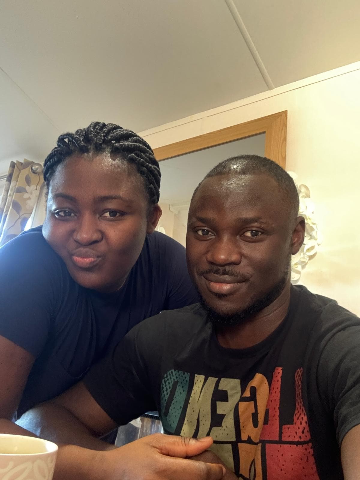 Kwabena and Sandra together